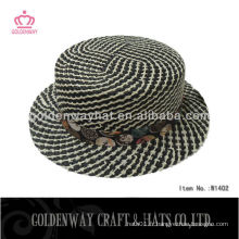 Chapeau de maillot de paille designer